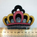 Newest Cute Suede Covered Plastic Hair Claw Clip Clamps